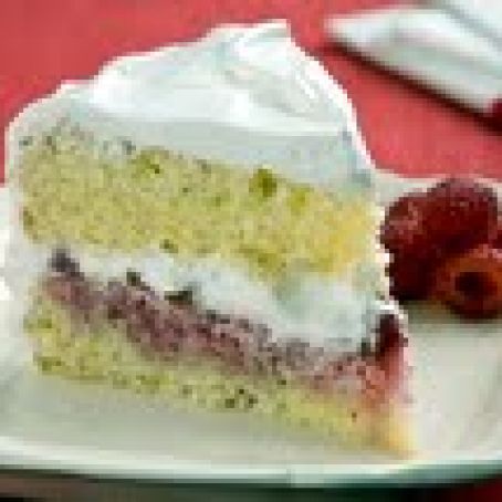 Lemon Cake with Lemon Meringue Frosting