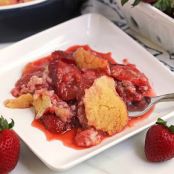 Strawberry Cookie Cobbler