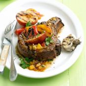 Peach-Glazed Chops