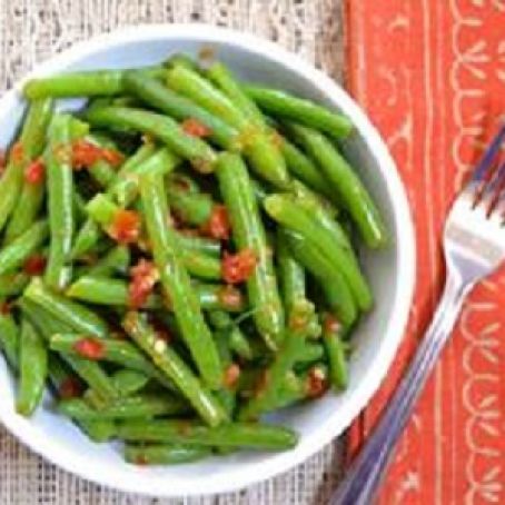 Green Beans with Chipotle Butter