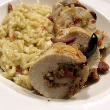 Greek Chicken Roulades