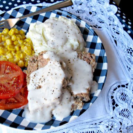 Cooking with K | Southern Kitchen Happenings: Mother's Cream of Mushroom Meatloaf {Granny's Recipe}