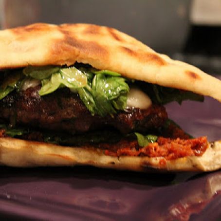 Rustic Italian Marketplace Burgers