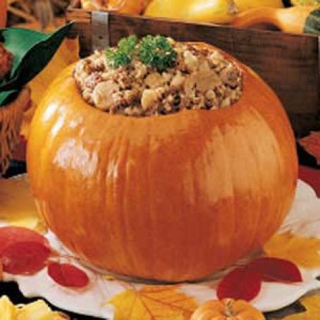 stuffed pumpkin