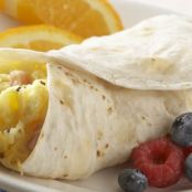 Ham & Cheese Breakfast Burritos