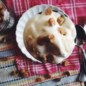 Honey Vanilla and Brown Sugar Ice Cream {No Churn}
