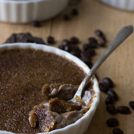 creme brulee - chocolate espresso creme brulee
