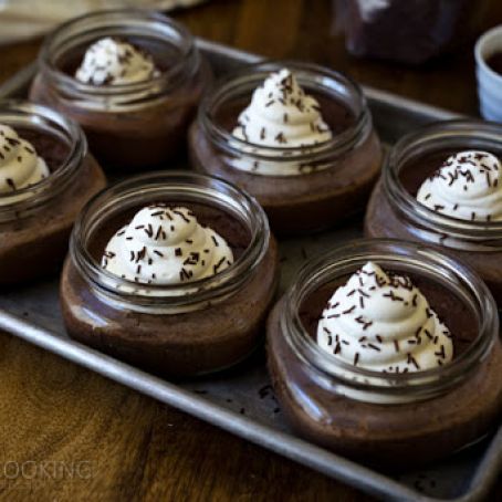 Pressure Cooker Chocolate Pots de Crème