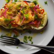 Pickled Shrimp on Rye (Overnight)