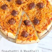 Spaghetti & Meatball Pizza