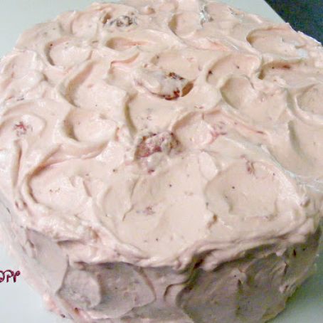 Decadent Strawberry Cake