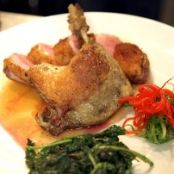 Duck a la Plancha with Blood Orange Sauce