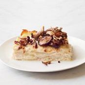 Creamy White Lasagna with Toppings