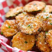 Zucchini Parmesan Crisps