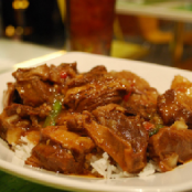 Beef with Orange Sauce