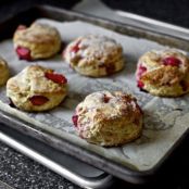 Strawberries and Cream Biscuits