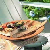 GRILLED VEGETABLE FOCACCIA SANDWICHES