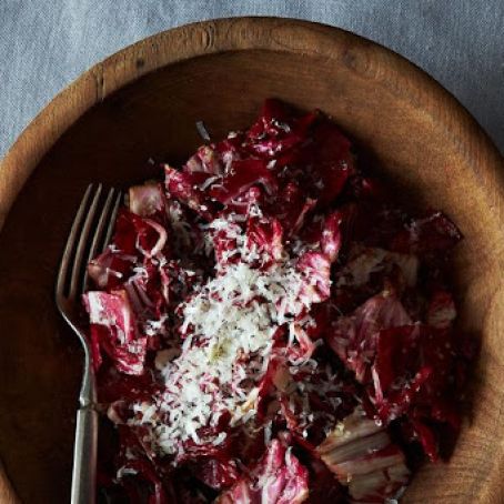 Radicchio Salad with Manchego Vinaigrette