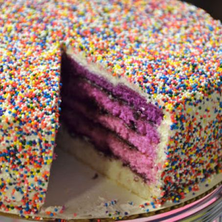 Purple Ombré Cake
