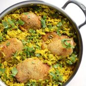 Yellow Rice Chicken Skillet