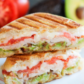 Turkey, Bacon, and Avocado Panini