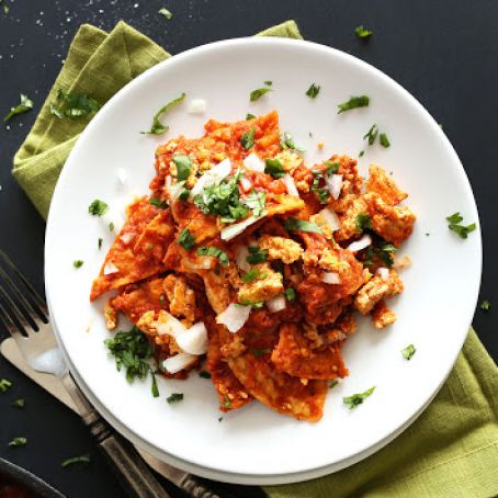 Simple Tofu Chilaquiles