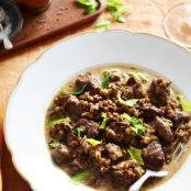Pork Stewed With Lentils and Celery