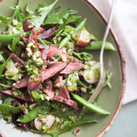 Flank Steak Vinaigrette Salad