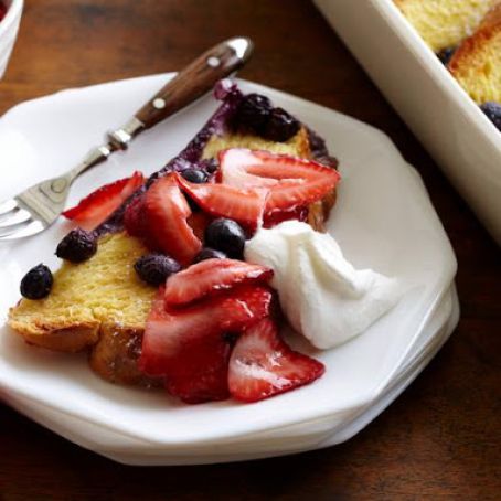 Blueberry French Toast Casserole