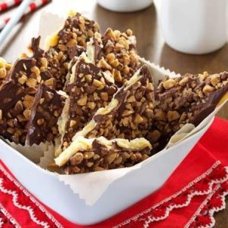 Saltine Toffee Bark Recipe