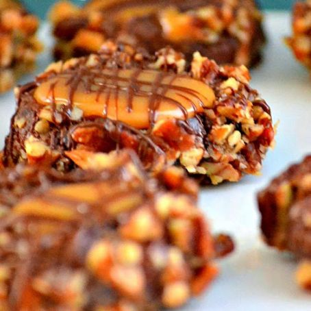 Turtle Thumbprint Cookies