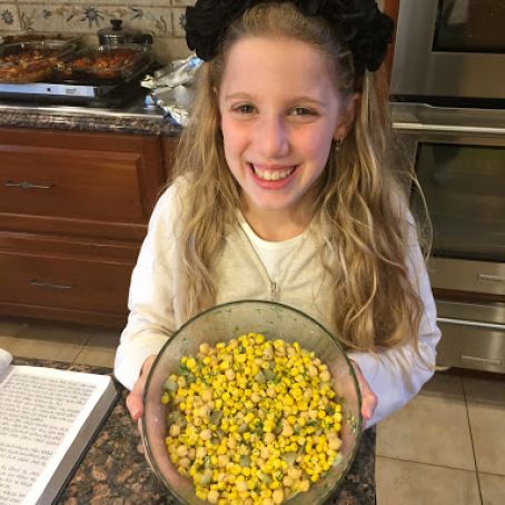 Corn, Chick Pea and Dill Salad