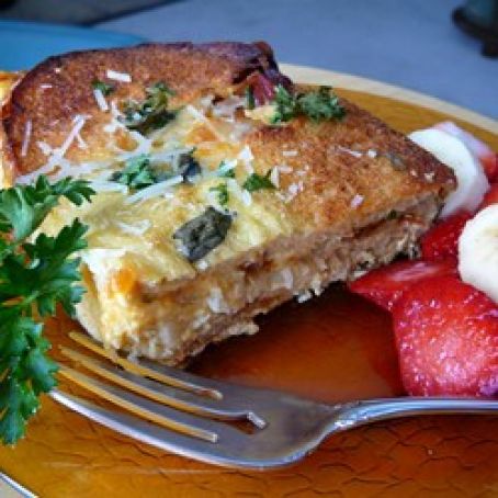 Bagel and Cheese Bake