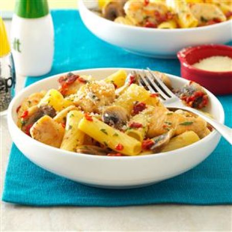 Garlic Chicken Rigatoni Recipe
