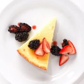 Goat Cheese Cake with Mixed Berries