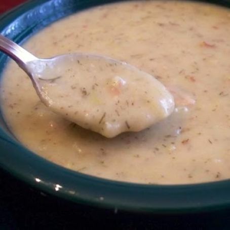 Slow Cooker Potato-Leek Soup