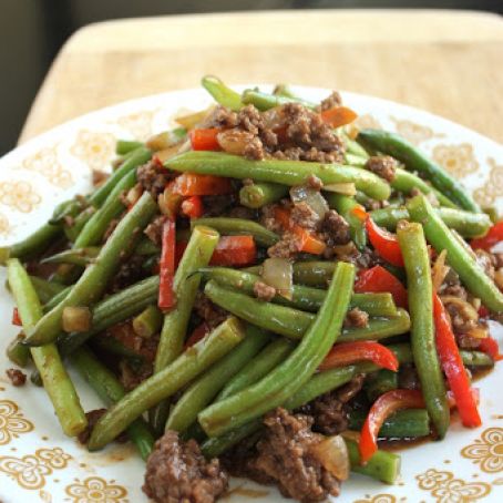 Chinese Beef and String Beans