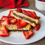 Nutella French Toast with Strawberries
