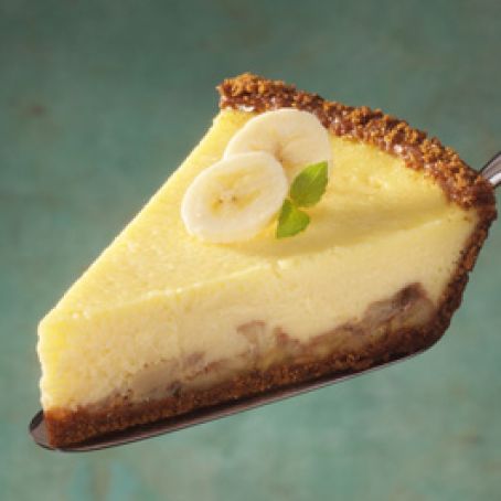 Bananas Foster Cheese Pie