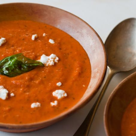 La Madeleine's Tomato-Basil Soup