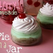 Cherry Limeade Pie in a Jar