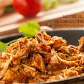 2-Ingredient Slow Cooker Salsa Chicken