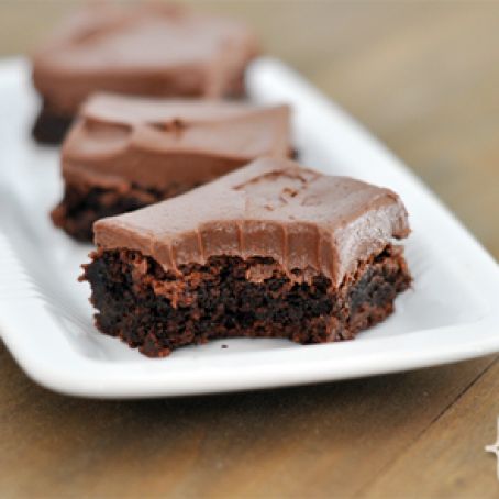 Frosted Chocolate Brownies
