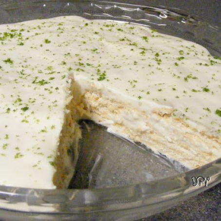 Key Lime Ritz Cracker Icebox Pie