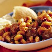 One-Pan Pasta and Meatballs