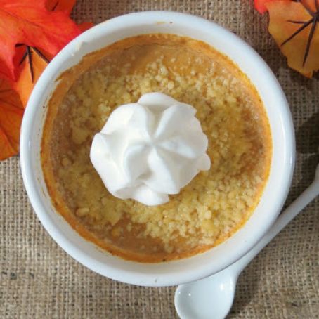 Microwave Single Pumpkin Cheesecake