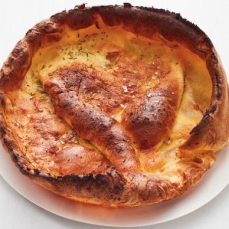 Garlic Rosemary Dutch Baby