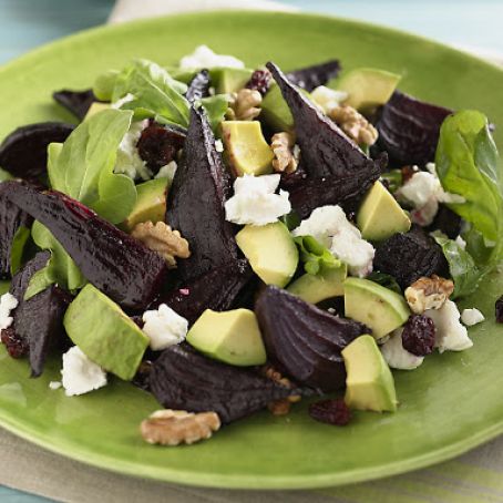 Beet and Goat Cheese Arugula Salad