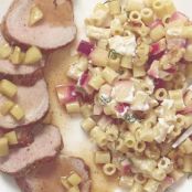 GOAT CHEESE-APPLE-WALNUT PASTA