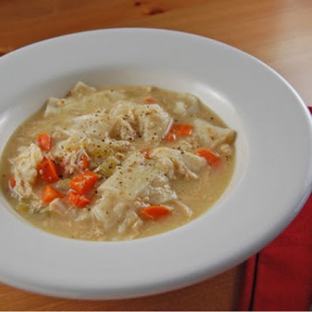 Chicken and Dumplings in the Slow Cooker